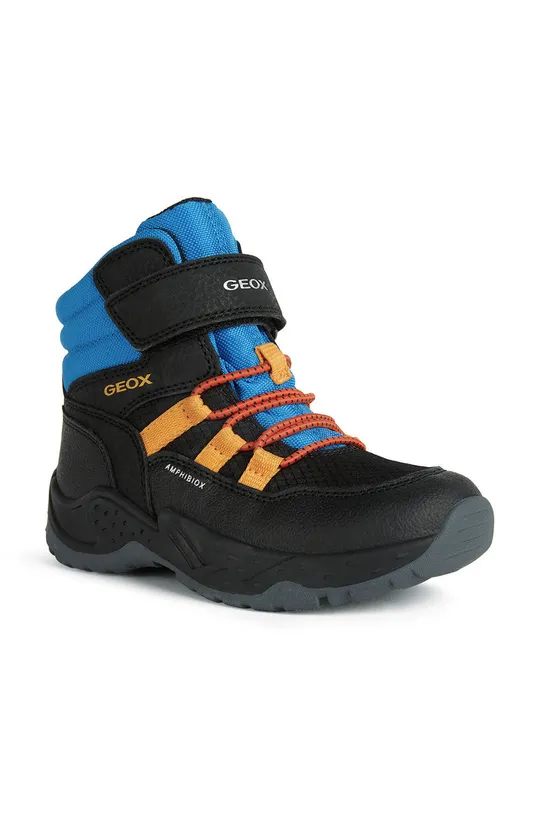 Geox Παιδικές μπότες χιονιού μαύρο