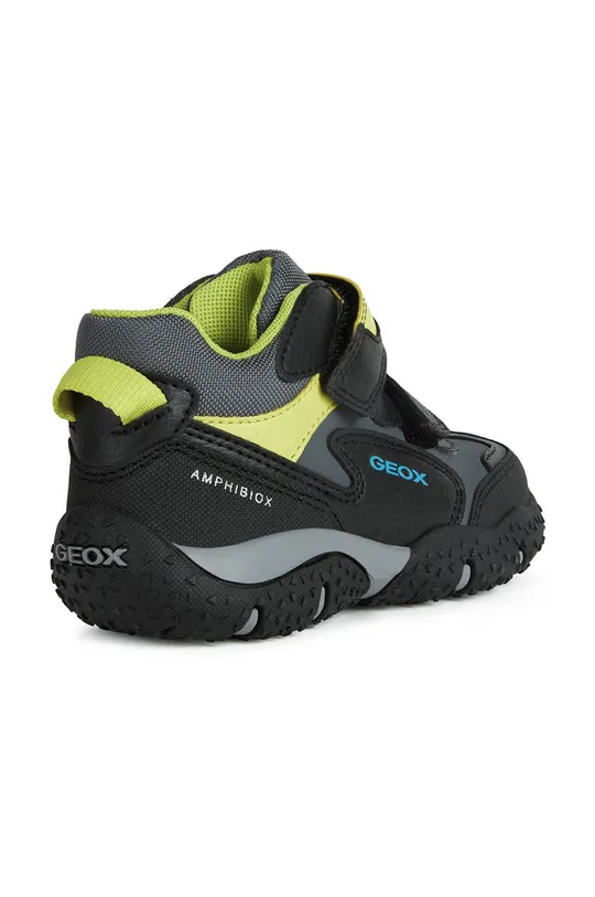 czarny Geox buty dziecięce Baltic Abx