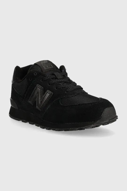 Παιδικά αθλητικά παπούτσια New Balance Gc574eve μαύρο