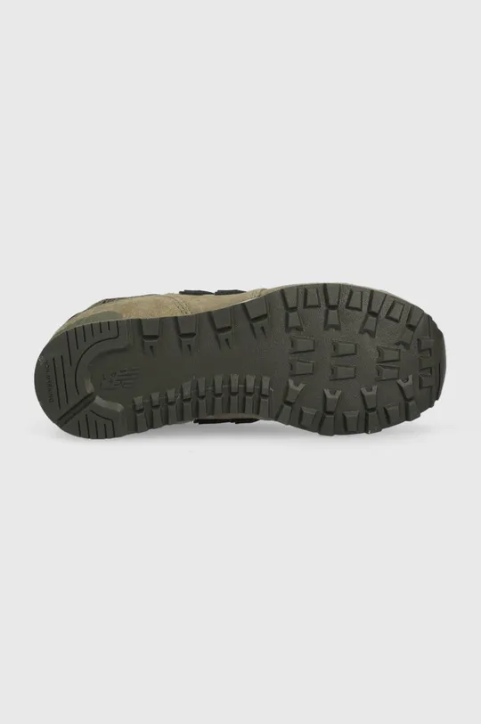 Detské zimné semišové topánky New Balance GV574HG1 Chlapčenský