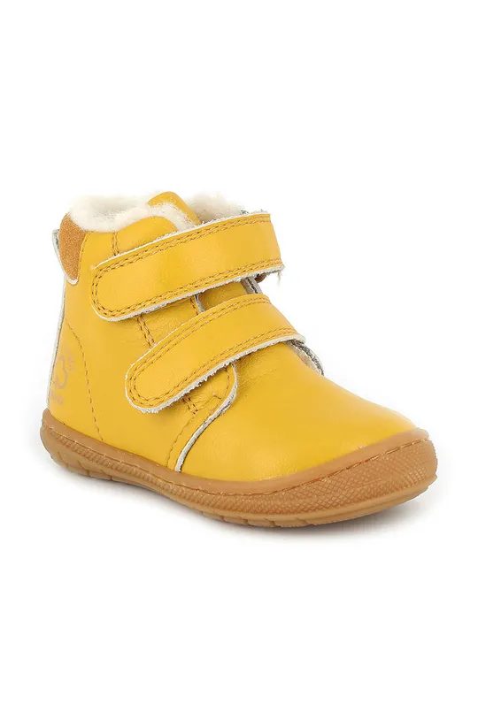 Δερμάτινα παιδικά κλειστά παπούτσια Primigi κίτρινο