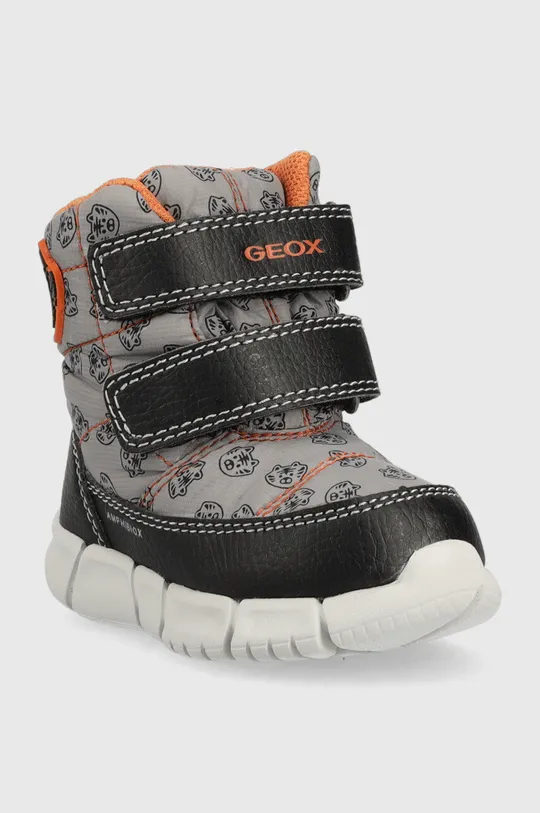 Παιδικές χειμερινές μπότες Geox γκρί