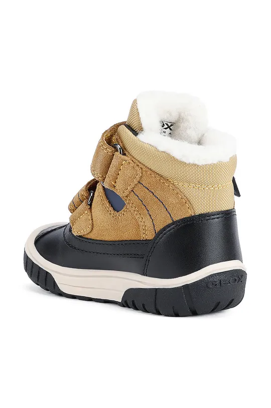 Dječje cipele za snijeg Geox  Vanjski dio: Sintetički materijal, Tekstilni materijal, Prirodna koža Unutrašnji dio: Tekstilni materijal, Prirodna koža Potplat: Sintetički materijal