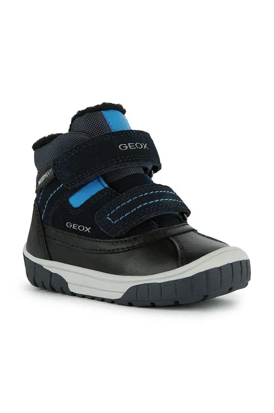 Дитячі зимові черевики Geox темно-синій