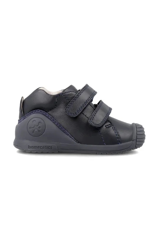 σκούρο μπλε Παιδικά δερμάτινα αθλητικά παπούτσια Biomecanics Για αγόρια