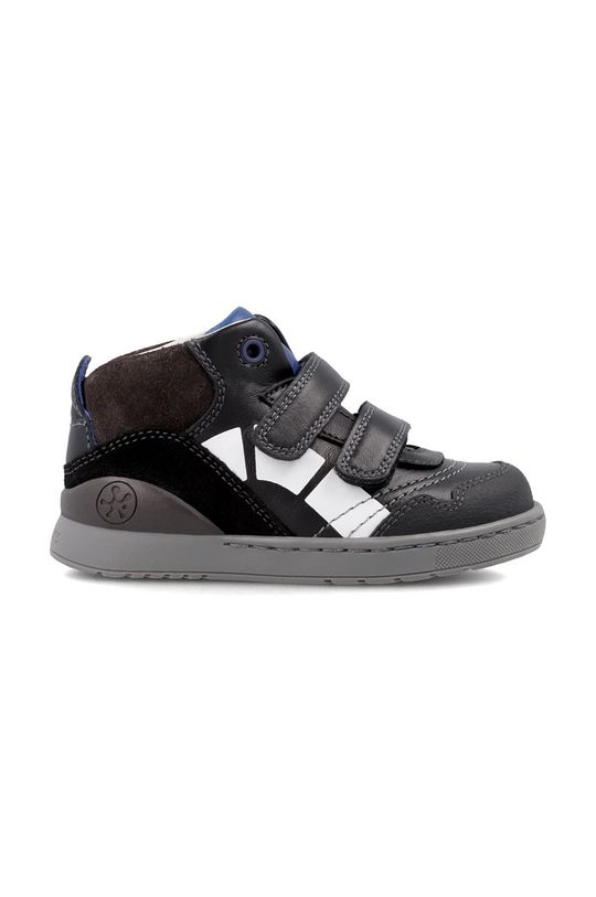 černá Dětské kožené sneakers boty Biomecanics Chlapecký