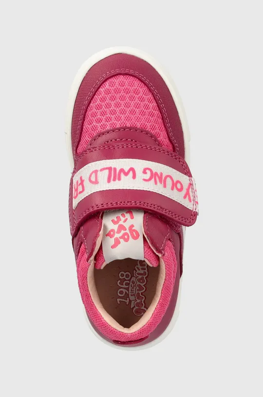 ροζ Παιδικά δερμάτινα αθλητικά παπούτσια Garvalin
