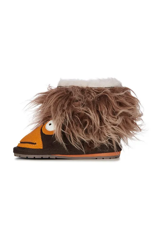 smeđa Dječje cipele za snijeg od brušene kože Emu Australia Orangutan Walker