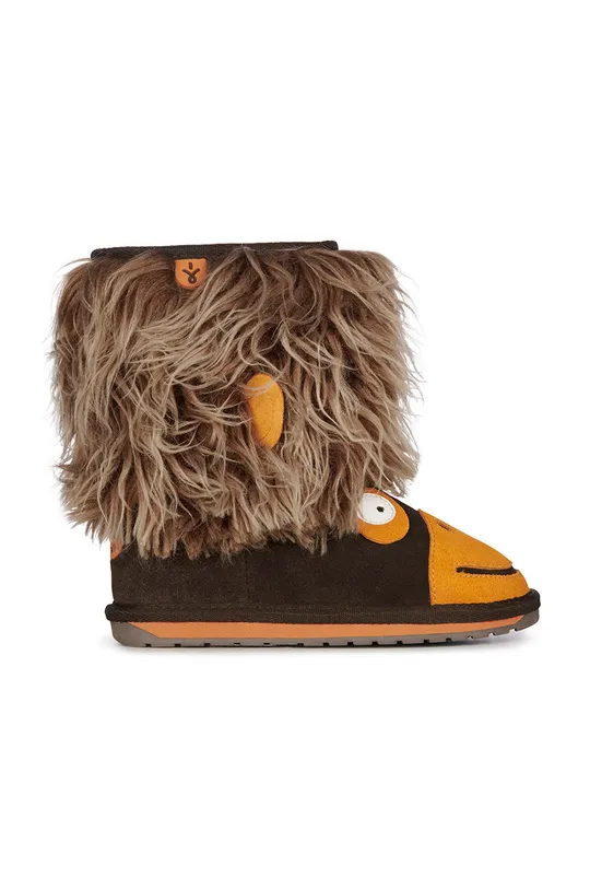 smeđa Dječje cipele za snijeg od brušene kože Emu Australia Orangutan Za dječake