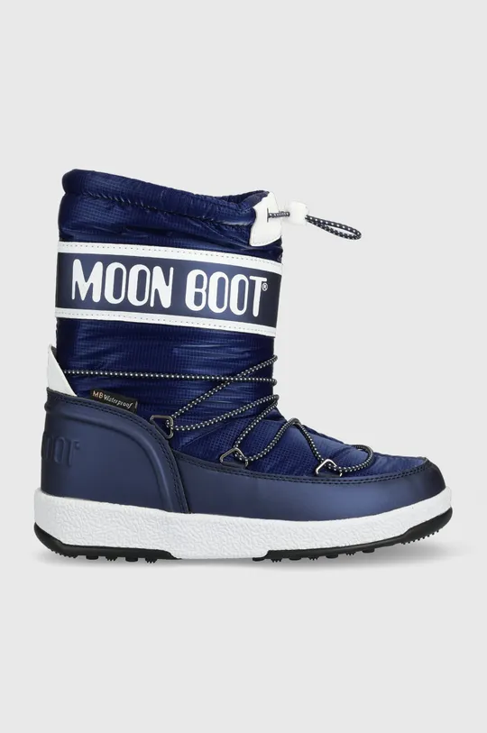 granatowy Moon Boot śniegowce dziecięce MOON BOOT JR BOY SPORT Chłopięcy
