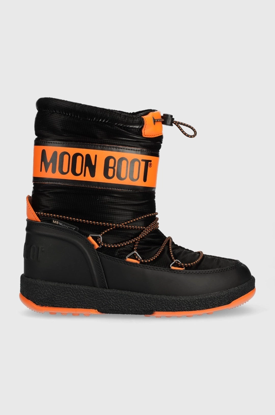 чорний Дитячі чоботи Moon Boot MOON BOOT JR BOY SPORT Для хлопчиків