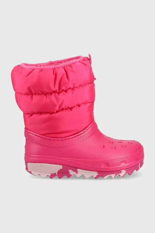ροζ Παιδικές μπότες χιονιού Crocs Για αγόρια