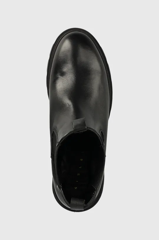 čierna Kožené topánky chelsea Sisley