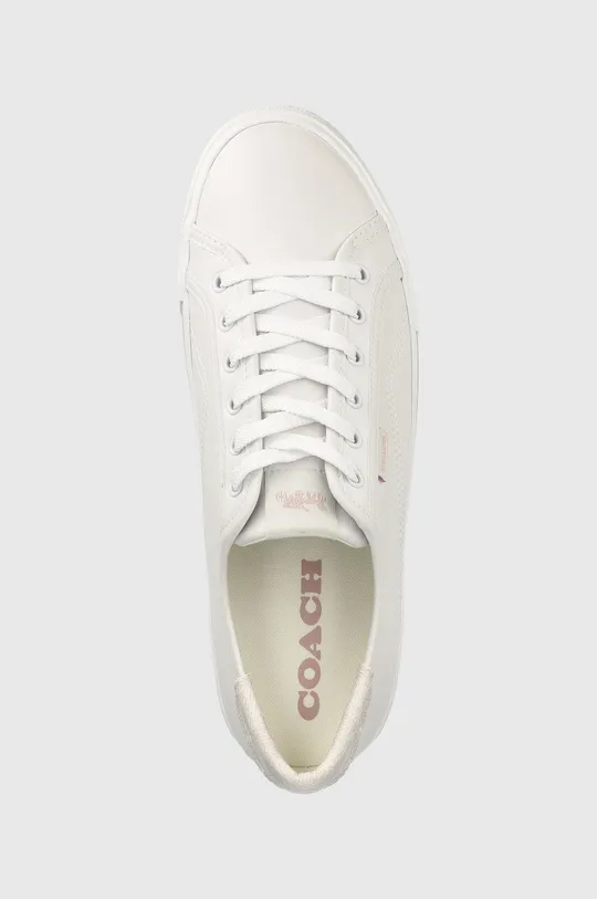 λευκό Δερμάτινα αθλητικά παπούτσια Coach Citysole Leather