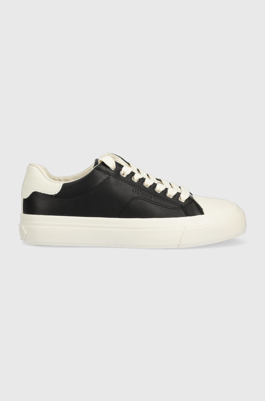 černá Kožené sneakers boty Guess Jianaa Dámský