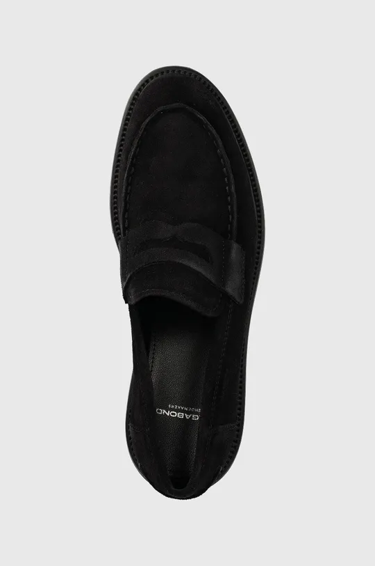 črna Mokasini iz semiša Vagabond Shoemakers Alex W