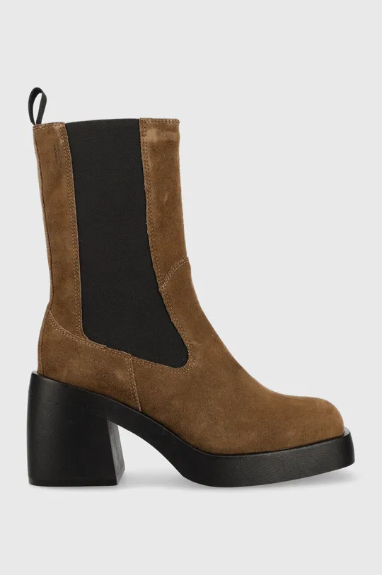 barna Vagabond Shoemakers magasszárú cipő velúrból Brooke Női