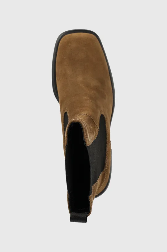 barna Vagabond Shoemakers magasszárú cipő velúrból Brooke