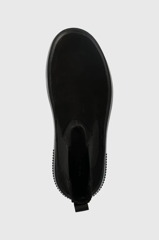 fekete Vagabond Shoemakers magasszárú cipő velúrból Stacy