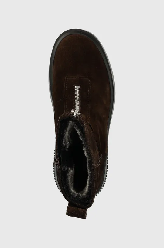 brązowy Vagabond Shoemakers botki zamszowe