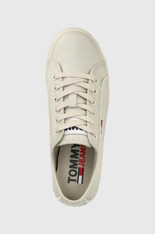 γκρί Πάνινα παπούτσια Tommy Jeans Flatform