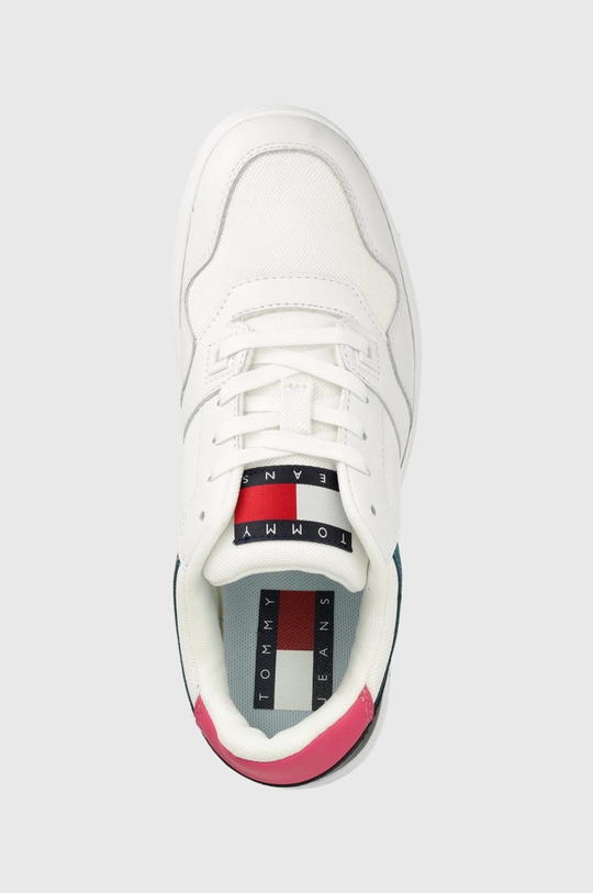 biały Tommy Jeans sneakersy Mix Basket EN0EN01878.CWJ