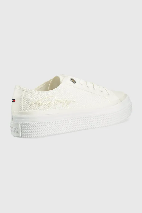 Πάνινα παπούτσια Tommy Hilfiger Essential Th Mesh λευκό