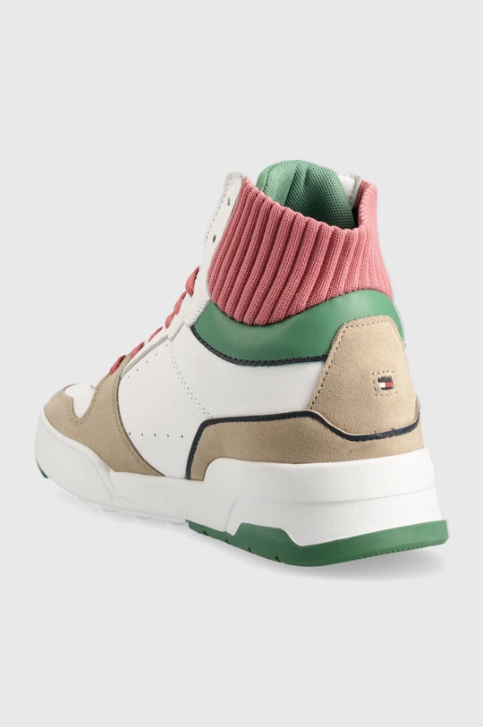 Tommy Hilfiger sneakersy skórzane High Cut Seasonal Basket Cholewka: Skóra zamszowa, Skóra naturalna, Wnętrze: Materiał tekstylny, Podeszwa: Materiał syntetyczny