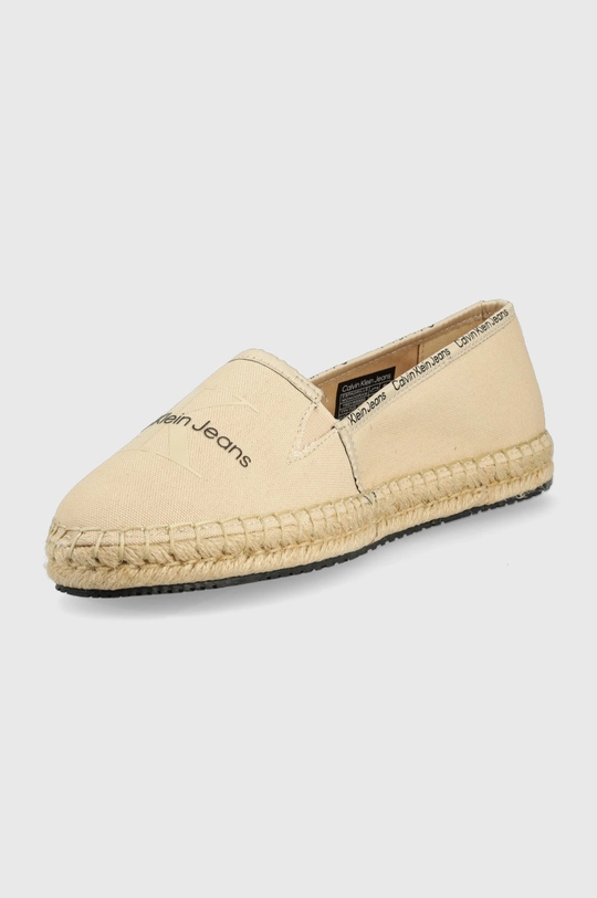 Espadrile Calvin Klein Jeans Esparille Monogram  Zunanjost: Tekstilni material Notranjost: Tekstilni material Podplat: Sintetični material