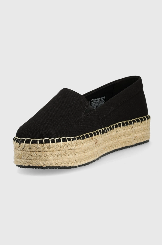 Espadrilky Calvin Klein Jeans Flatform Espadrille  Zvršok: Textil Vnútro: Textil Podrážka: Syntetická látka