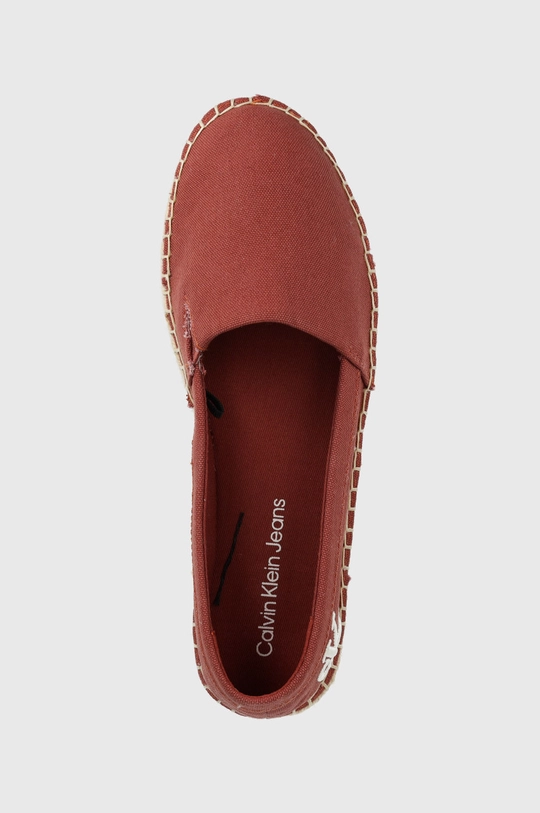 rjava Espadrile Calvin Klein Jeans Flatform Espadrille