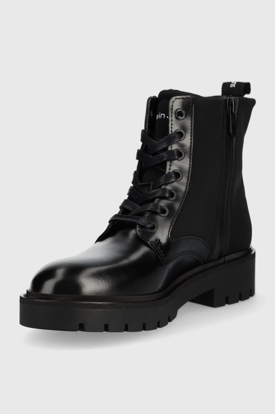 Calvin Klein Jeans bakancs Military Boot  Szár: textil, természetes bőr Belseje: textil, természetes bőr Talp: szintetikus anyag