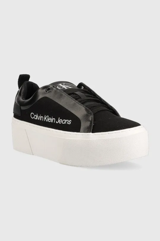 Αθλητικά Calvin Klein Jeans μαύρο