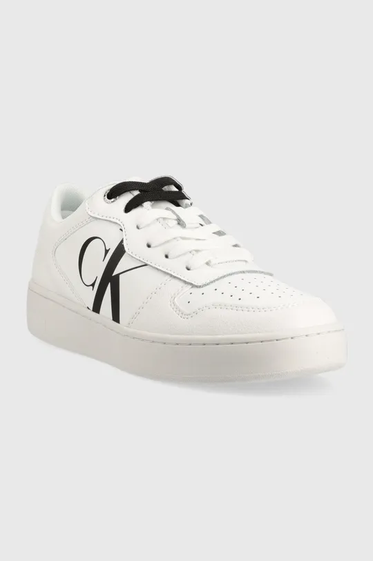 Calvin Klein Jeans sneakersy Cupsole Laceup Basket Low YW0YW00692.0K4 biały