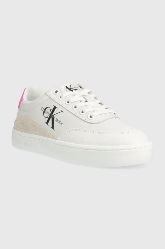 Calvin Klein Jeans sneakersy Classic Cupsole Laceup Low YW0YW00699.0LA biały