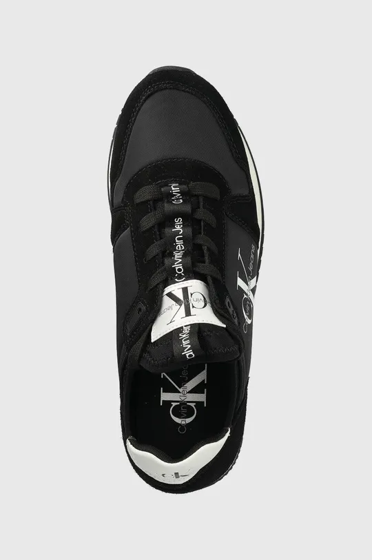 czarny Calvin Klein Jeans sneakersy Runner Sock Laceup YW0YW00832.BDS