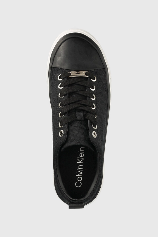 μαύρο Πάνινα παπούτσια Calvin Klein Vulc Lace Up