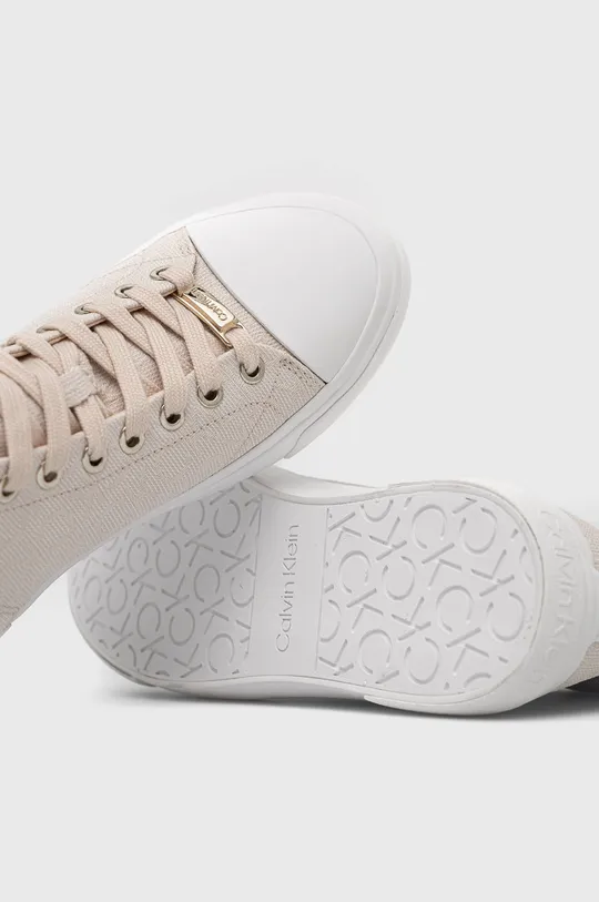 béžová Tenisky Calvin Klein Vulc High Top