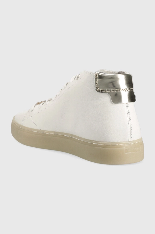 Kožené tenisky Calvin Klein Cupsole Unlined High Top  Zvršok: Prírodná koža Vnútro: Syntetická látka, Prírodná koža Podrážka: Syntetická látka