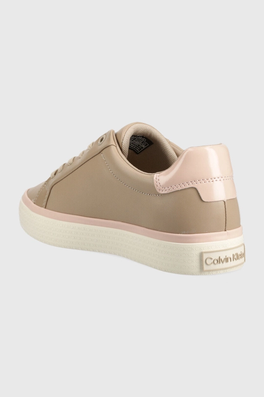 Kožené tenisky Calvin Klein Vulc Lace Up  Zvršok: Prírodná koža Vnútro: Textil, Prírodná koža Podrážka: Syntetická látka