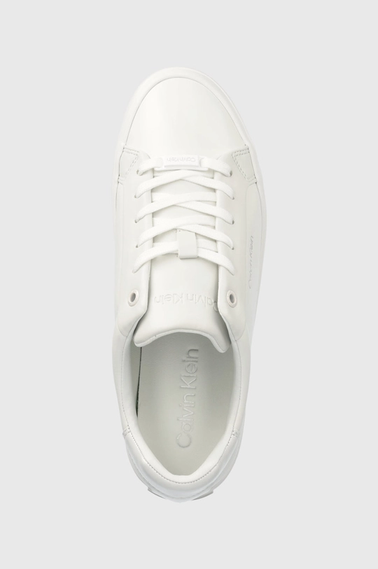 biela Kožené tenisky Calvin Klein Vulc Lace Up