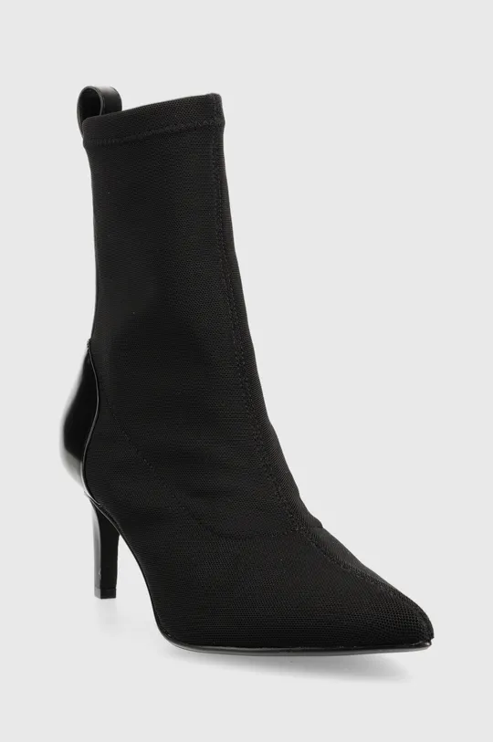 Calvin Klein botki Sock Ankle Boot czarny