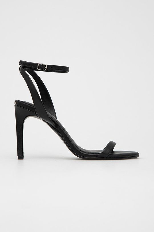negru Calvin Klein sandale de piele Essentia De femei