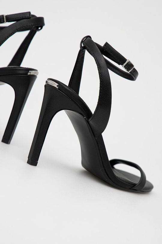 Calvin Klein sandale de piele Essentia  Gamba: Piele naturala Interiorul: Piele naturala Talpa: Material sintetic