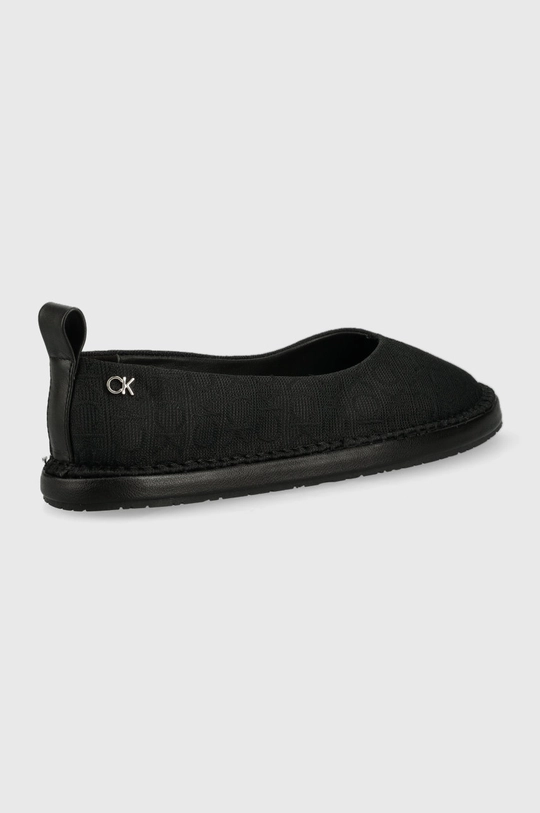 Εσπαντρίγιες Calvin Klein Espadrille μαύρο