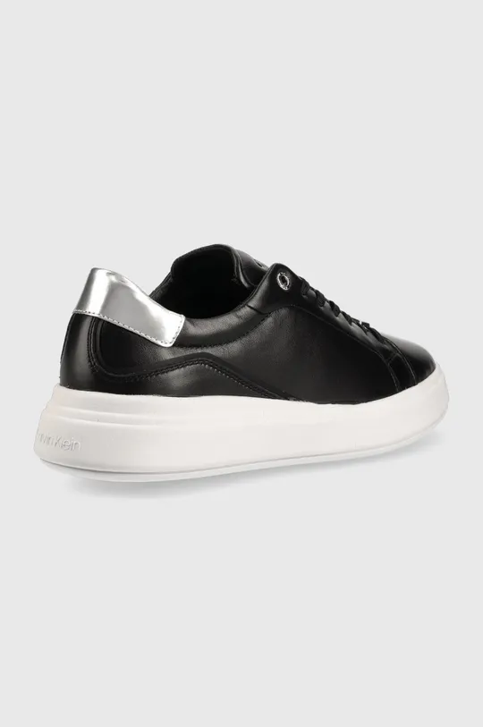 Δερμάτινα αθλητικά παπούτσια Calvin Klein Gend Neut Lace Up μαύρο