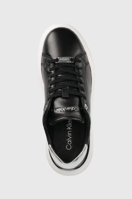 μαύρο Δερμάτινα αθλητικά παπούτσια Calvin Klein Gend Neut Lace Up