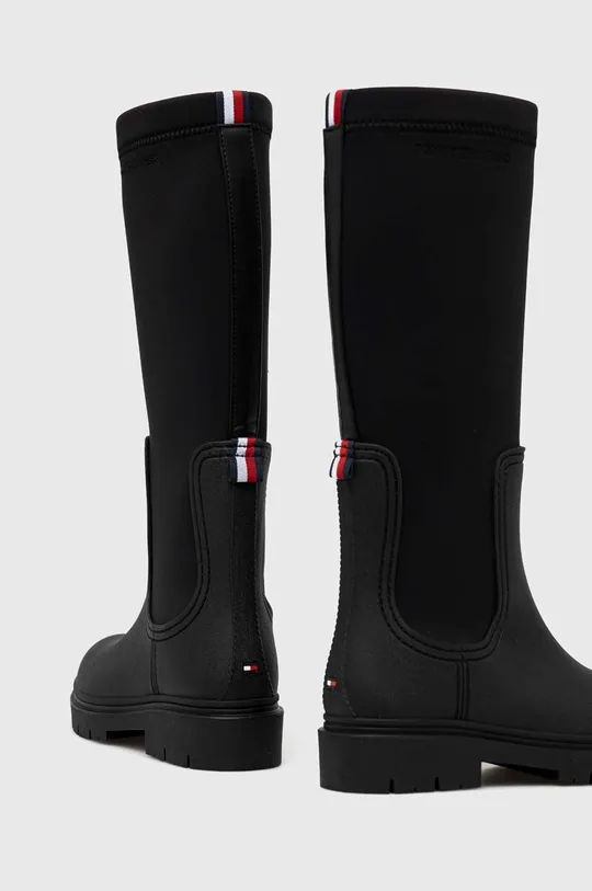 Μπότες Tommy Hilfiger Rain Boot Long Shaft  Πάνω μέρος: Συνθετικό ύφασμα, Υφαντικό υλικό Εσωτερικό: Υφαντικό υλικό Σόλα: Συνθετικό ύφασμα