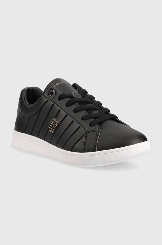 Αθλητικά Tommy Hilfiger Th Bio Court Sneaker Classic μαύρο