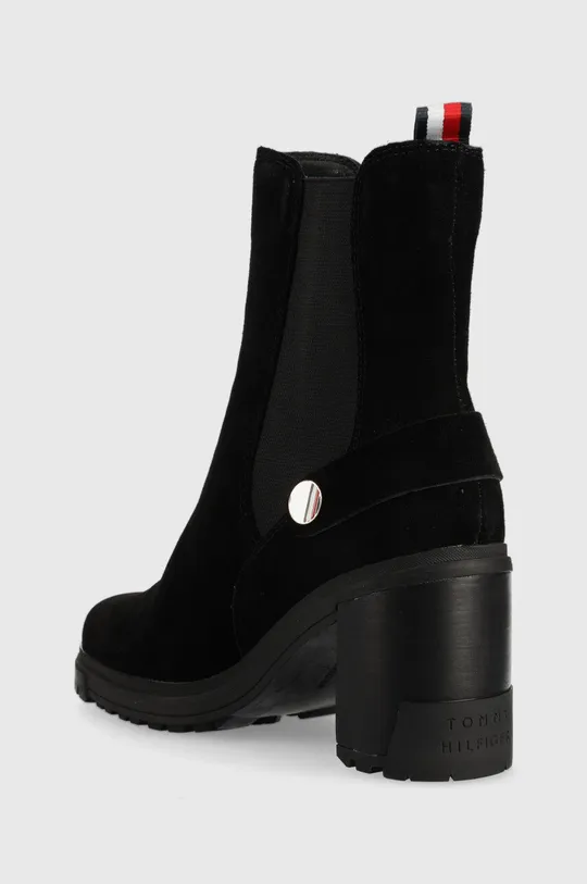 Μποτάκια Tommy Hilfiger Outdoor High Heel Boot  Πάνω μέρος: Υφαντικό υλικό, Φυσικό δέρμα Εσωτερικό: Υφαντικό υλικό, Φυσικό δέρμα Σόλα: Συνθετικό ύφασμα